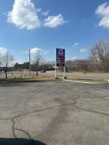 Marathon/Stay Glassy parking lot